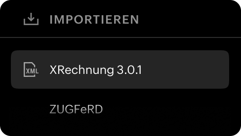 XML importieren/exportieren